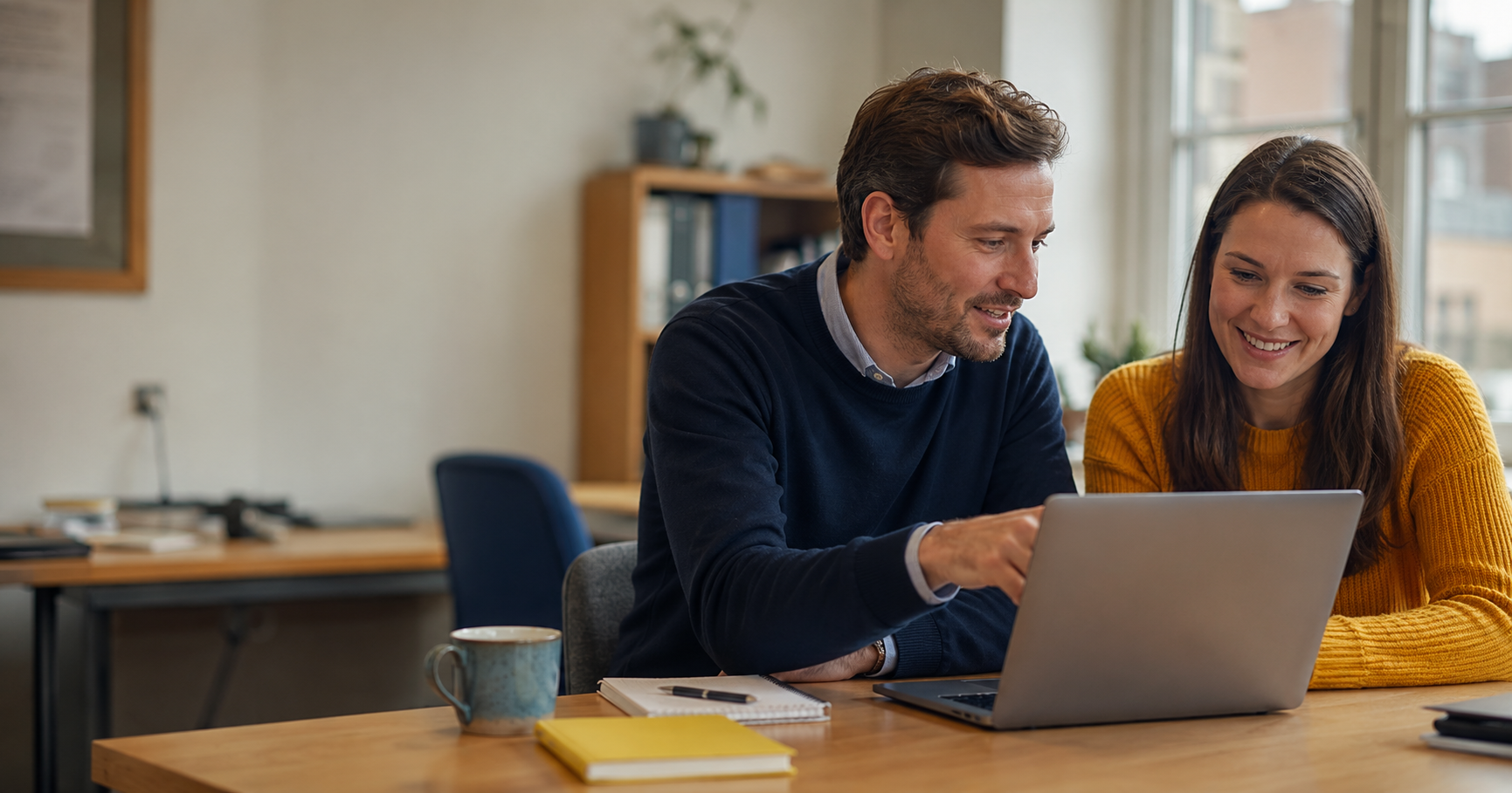 Colleagues learning together, AI apprenticeship courses